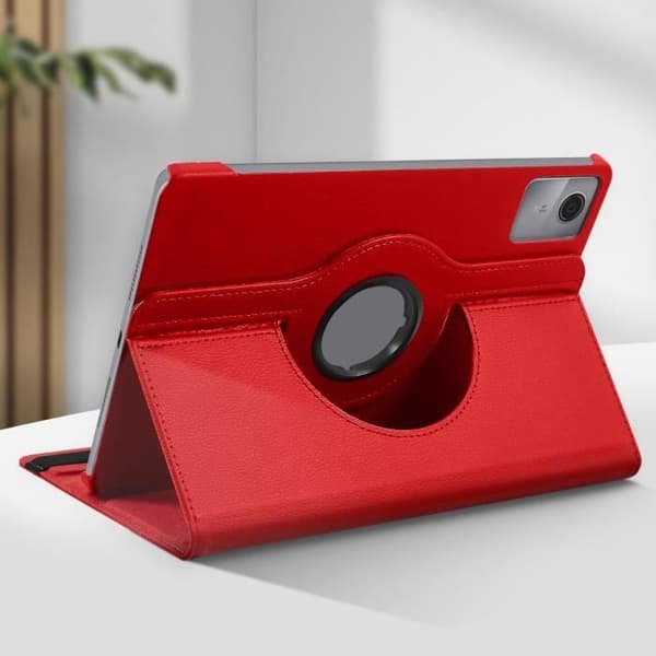 Fodral till Lenovo Tab M11 - AVIZAR - 360 Rotating Folio Flip - Röd