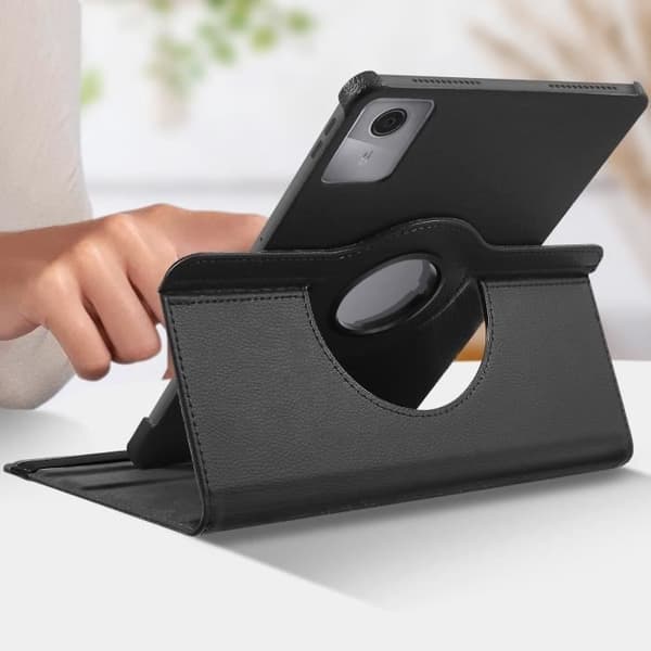 AVIZAR Fodral till Lenovo Tab M11 - 360 Rotating Folio Flip - Svart
