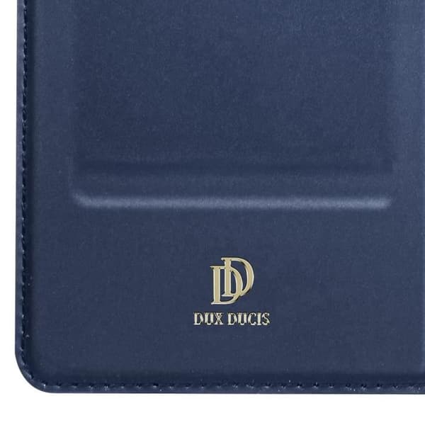 Fodral för Motorola Moto G34 - DUX DUCIS - Flip Card Hållare Video Support - Midnight Blue