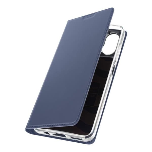 Fodral för Motorola Moto G34 - DUX DUCIS - Flip Card Hållare Video Support - Midnight Blue