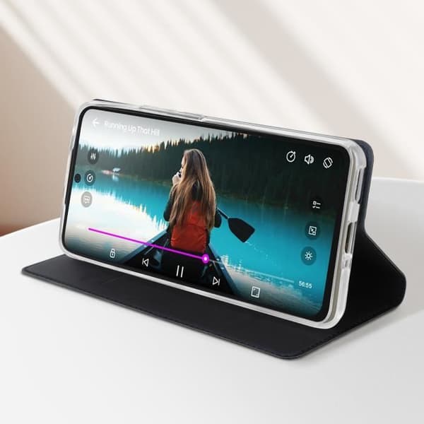 Fodral för Realme 12 Pro 5G och 12 Pro Plus 5G - DUX DUCIS - Korthållare Video Support - Svart