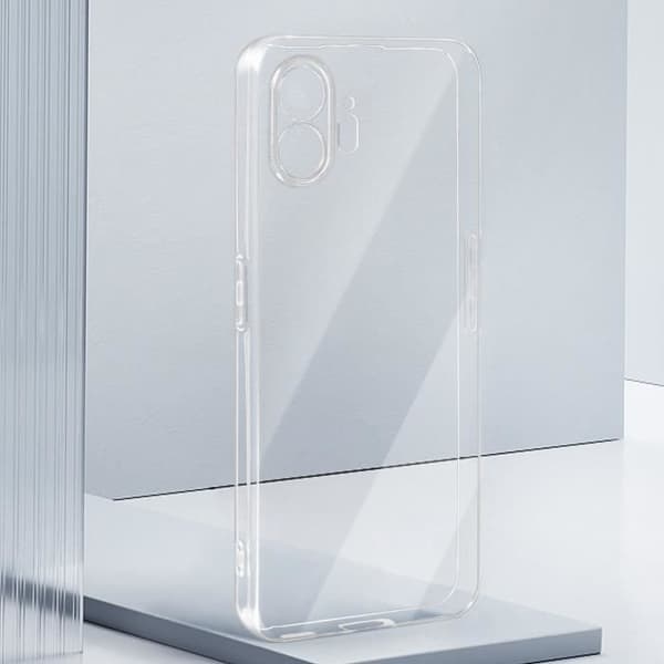 Fodral för Nothing Phone 2 Kameraskyddad Silikon Tunn Transparent