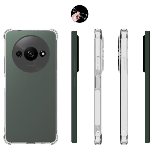 SKALO Xiaomi Redmi A3 Extra strong TPU-skal