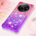 Pikkukuva 5 / 6: SKALO Xiaomi Redmi A3 Juoksuhiekka Glitter Sydämet TPU kuori - Pinkki-Violetti