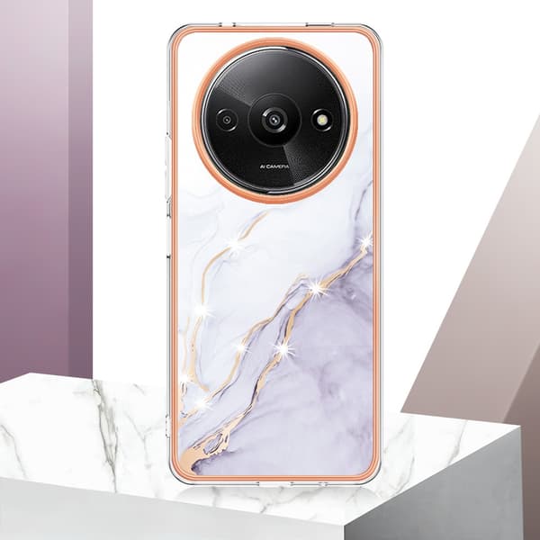 SKALO Xiaomi Redmi A3 Marmori TPU kuori - #3