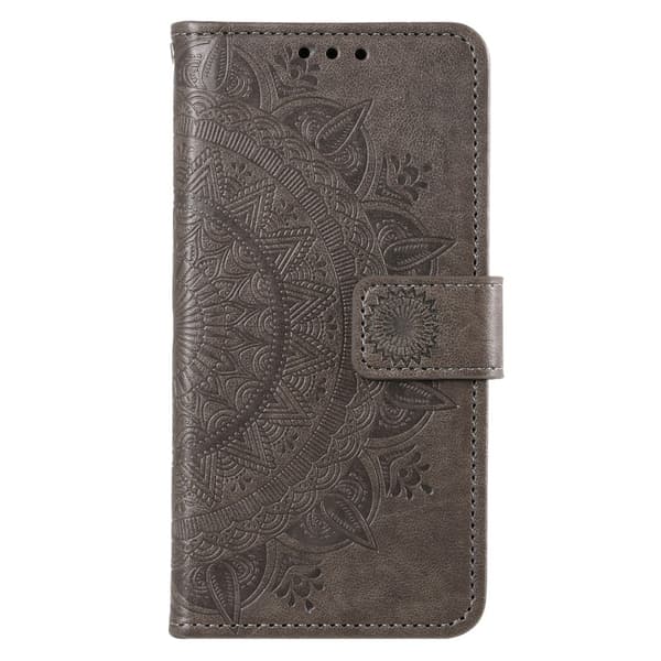 SKALO Xiaomi Redmi A3 Mandala lompakkokotelo - Harmaa
