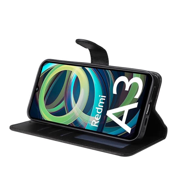 SKALO Xiaomi Redmi A3 PU-Läder Plånboksfodral