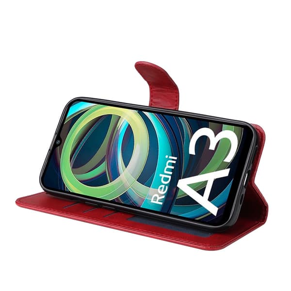 SKALO Xiaomi Redmi A3 PU-Läder Plånboksfodral