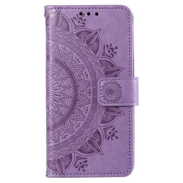 SKALO Xiaomi Redmi A3 Mandala Flip Cover - Lilla