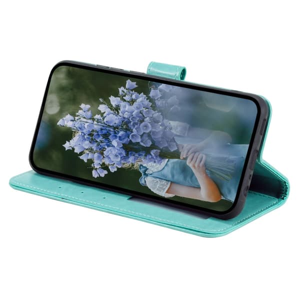 SKALO Xiaomi Redmi A3 Mandala Flip Cover - Turkis