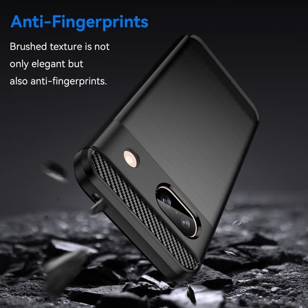 SKALO Google Pixel 8a Armor Carbon Stöttåligt TPU-skal