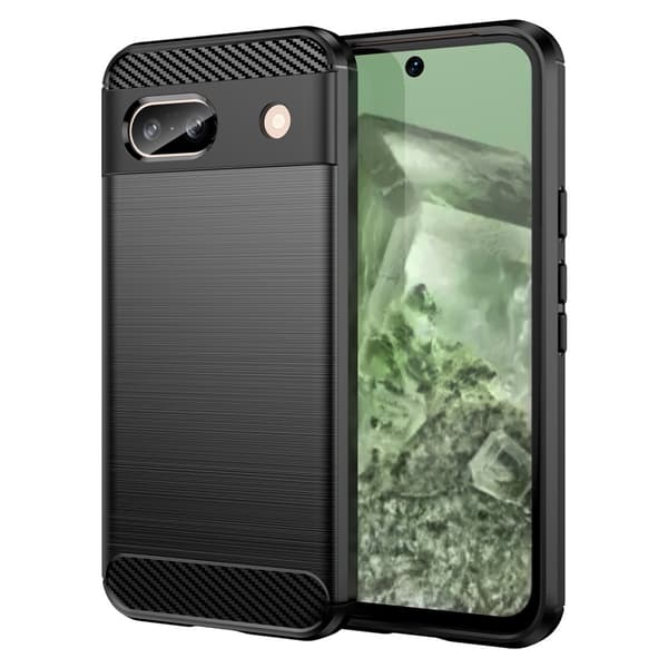 SKALO Google Pixel 8a Armor Carbon Stöttåligt TPU-skal