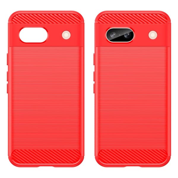 SKALO Google Pixel 8a Armor Carbon Stødsikker TPU-cover
