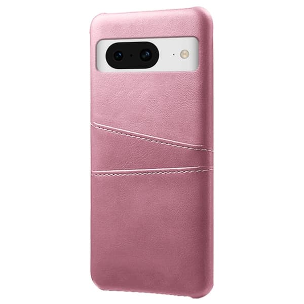 SKALO Google Pixel 8a PU-læder Kortholder Cover - Rosa guld