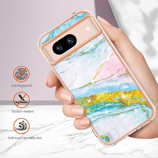 SKALO Google Pixel 8a Marmori TPU kuori - #1