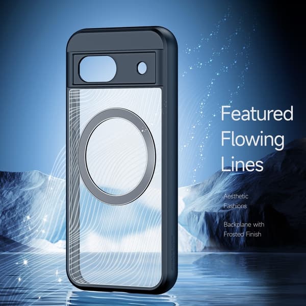DUX DUCIS Google Pixel 8a Aimo Series Magnetic Ring Suojakuori - Musta