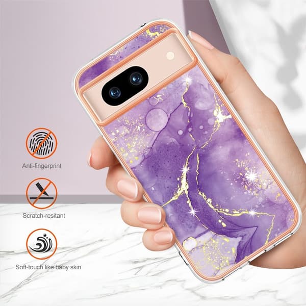 SKALO Google Pixel 8a Marmori TPU kuori - #4