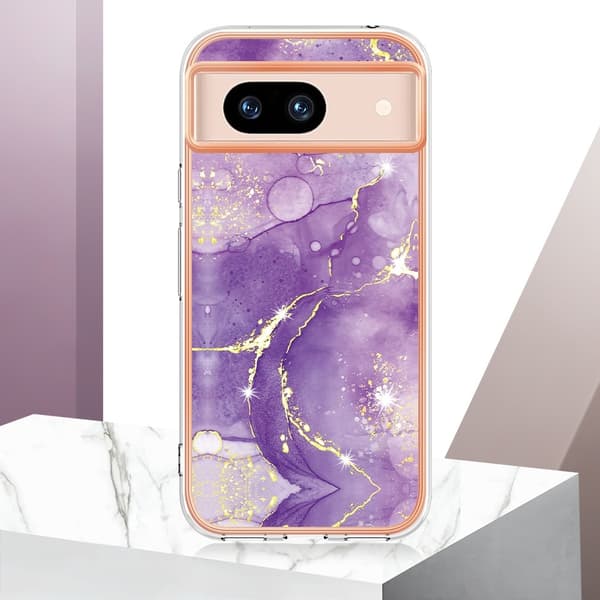 SKALO Google Pixel 8a Marmori TPU kuori - #4