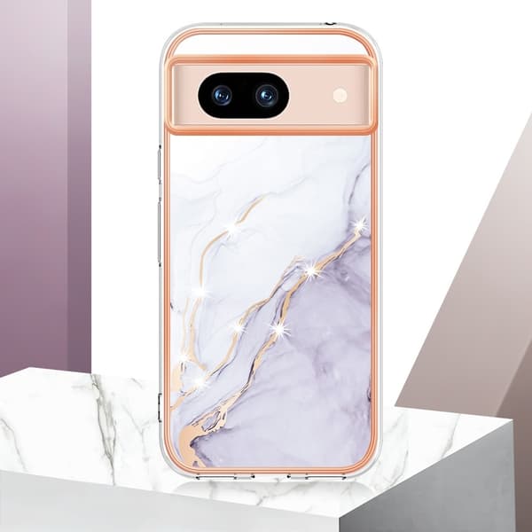 SKALO Google Pixel 8a Marmori TPU kuori - #2