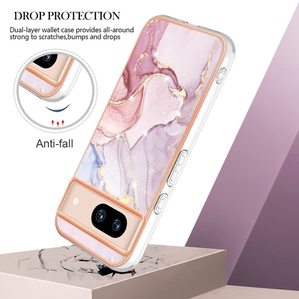 SKALO Google Pixel 8a Marmor TPU-cover - #3