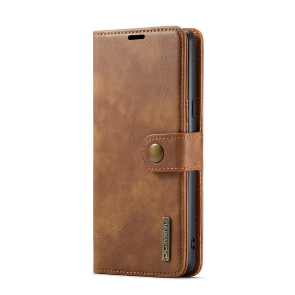 DG MING Google Pixel 8a 2-in-1 magneetti lompakkokotelo - Ruskea