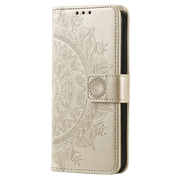 SKALO Google Pixel 8a Mandala Flip Cover - Guld
