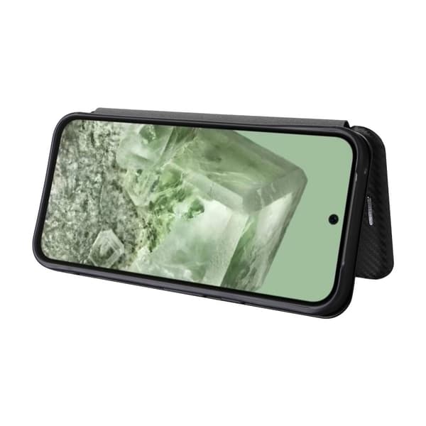 SKALO Google Pixel 8a Carbon Fiber Pungetui - Sort