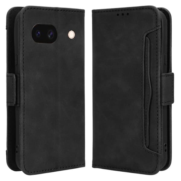 SKALO Google Pixel 8a 6-lokeroa Lompakkokotelo - Musta
