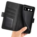 Miniatyrbillede 5 af 8: SKALO Google Pixel 8a Premium Wallet Flip Cover - Sort