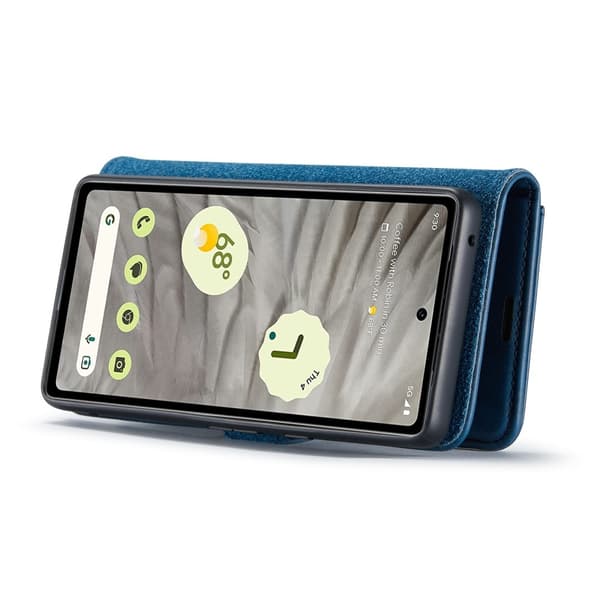 DG MING Google Pixel 8a 2-in-1 magneetti lompakkokotelo - Sininen