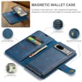 Pikkukuva 5 / 10: DG MING Google Pixel 8a 2-in-1 magneetti lompakkokotelo - Sininen