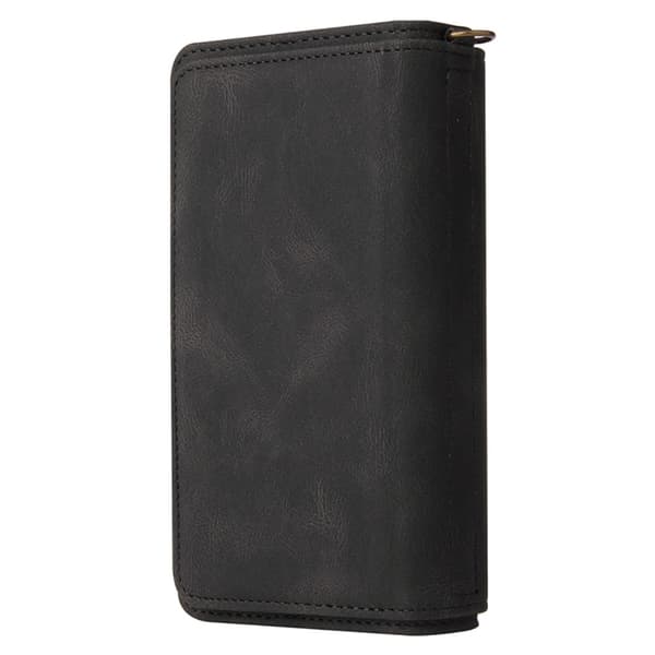 SKALO Google Pixel 8a Big Wallet 17-lokeroa Lompakkokotelo - Musta