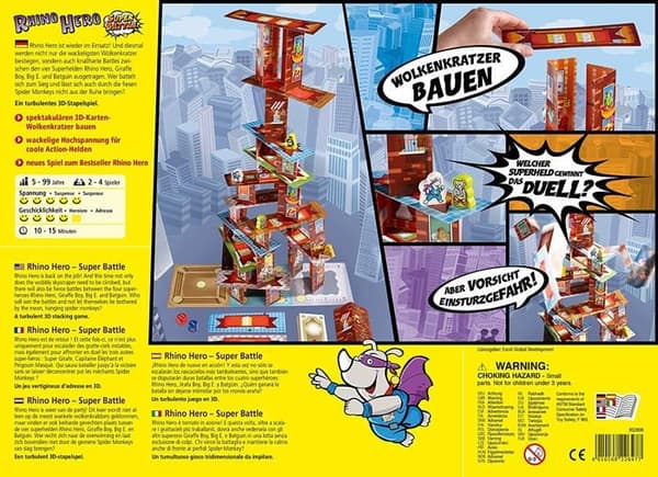 Haba - Rhino Hero - Super Battle
