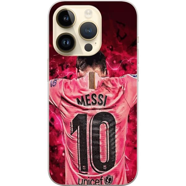 Apple iPhone 14 Pro Gennemsigtig cover Messi