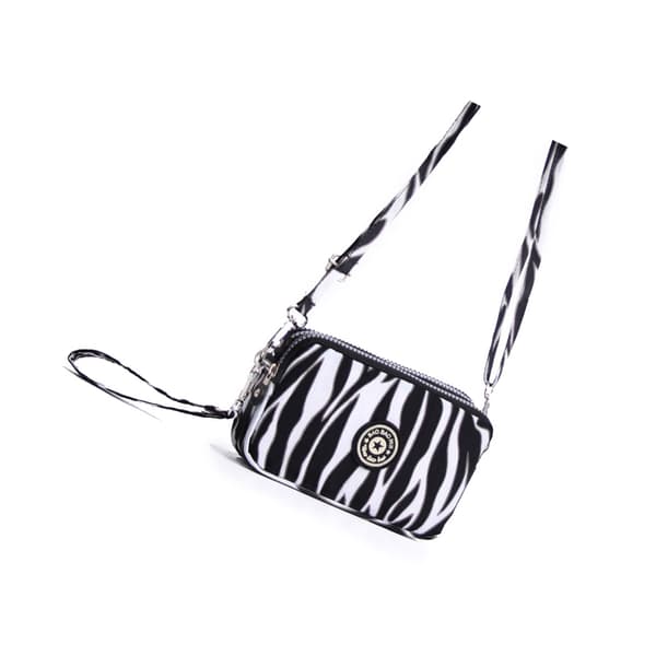 INF Allsidig multifunksjonell crossbody-mobiltelefonveske Black panther pattern