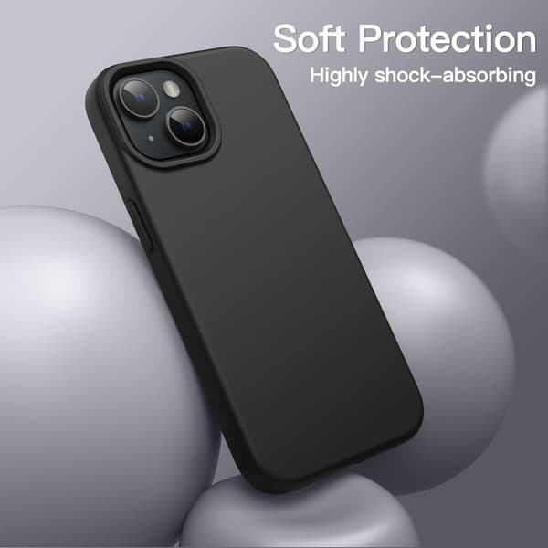 iPhone 14 Plus mat sort etui