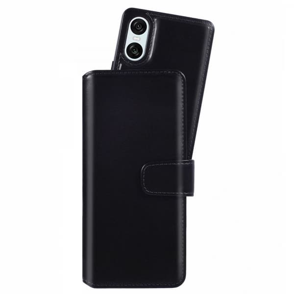 Nordic Covers Sony Xperia 10 VI Kotelo MagLeather Raven Black