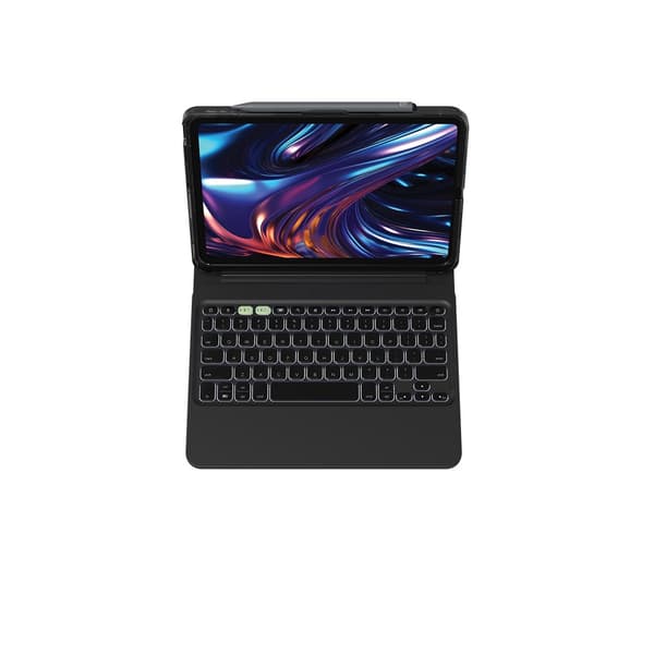 ZAGG iPad Pro 11 (M4) Etui Med tastatur Pro Keys 2 Nordic Layout Svart