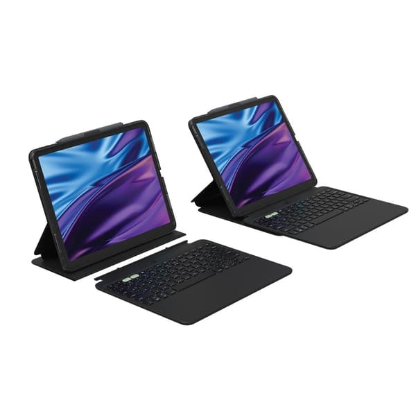 ZAGG iPad Air 13 (M2/M3) Etui Med tastatur Pro Keys 2 Nordic Layout Sort