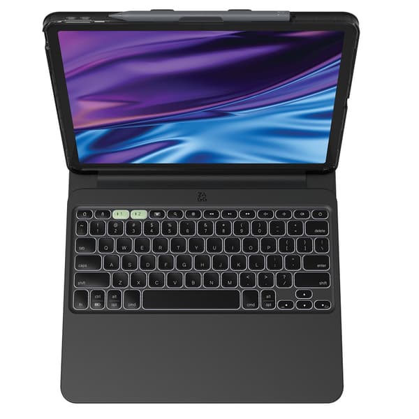 ZAGG iPad Air 13 (M2/M3) Etui Med tastatur Pro Keys 2 Nordic Layout Sort