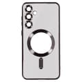Miniatyrbild 1 av 4: MagSafe Fodral för Samsung Galaxy S24 Silikonkameraskydd Svart