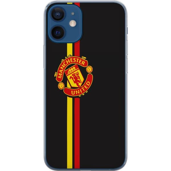 Apple iPhone 12 mini Genomskinligt Skal Manchester United F.C.