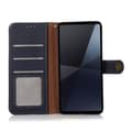 Miniatyrbillede 1 af 5: Wallet 3-kort læder RFID Sony Xperia 10 VI - Blå