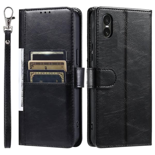 Plånboksfodral 6-kort Sony Xperia 10 VI - Svart
