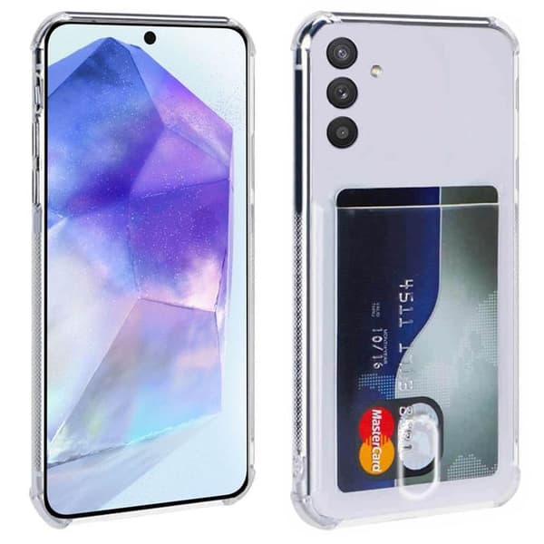 Silikondeksel med kortholder  Samsung Galaxy A55