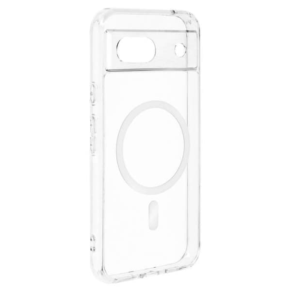 MagSafe Fodral för Google Pixel 8A Semi-rigid Corners Bumper Transparent