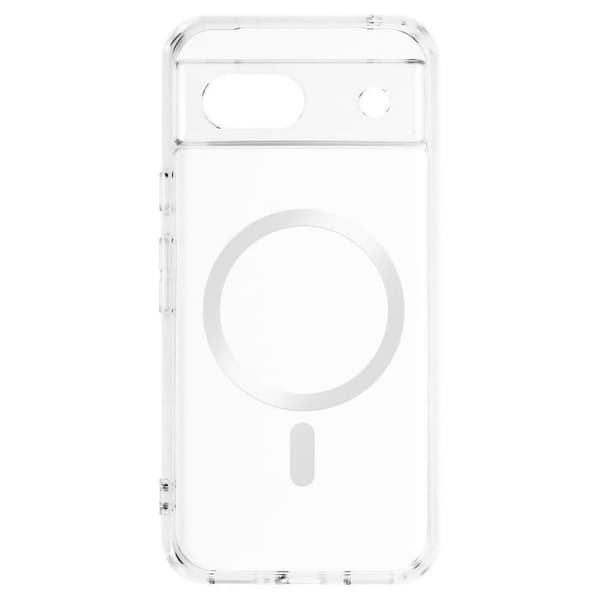MagSafe Fodral för Google Pixel 8A Semi-rigid Corners Bumper Transparent
