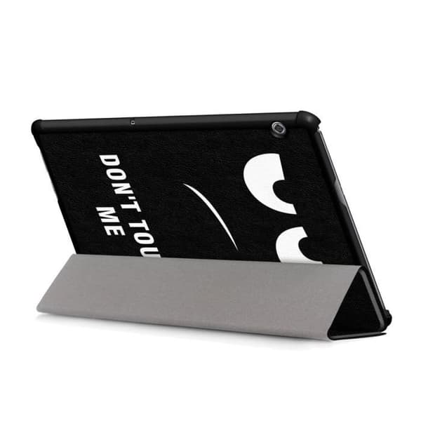 Huawei MediaPad T5 10-fodral, med stötsäkert stativ Skyddsfodral Huawei MediaPad T5 10 (10,1") surfplatta - svart