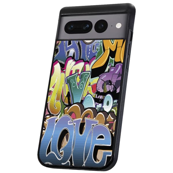 Google Pixel 8A - Cover/Mobilcover Graffiti