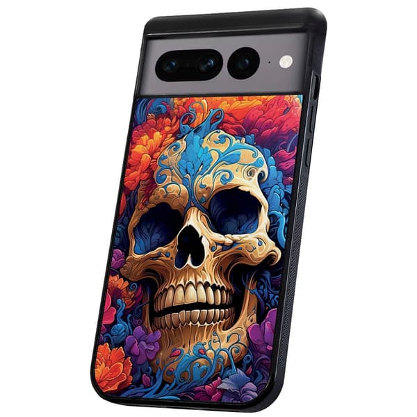 Google Pixel 8A - Skal/Mobilskal Skull